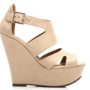 Women's Tan Wedge Sandals